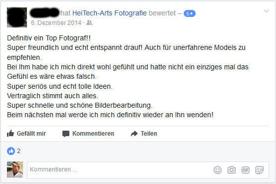 nicht öffentliche Rezension
