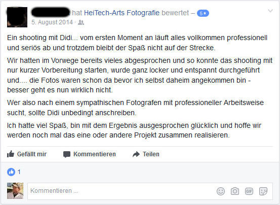 nicht öffentliche Rezension